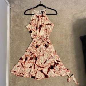 Ann Taylor floral a-line dress